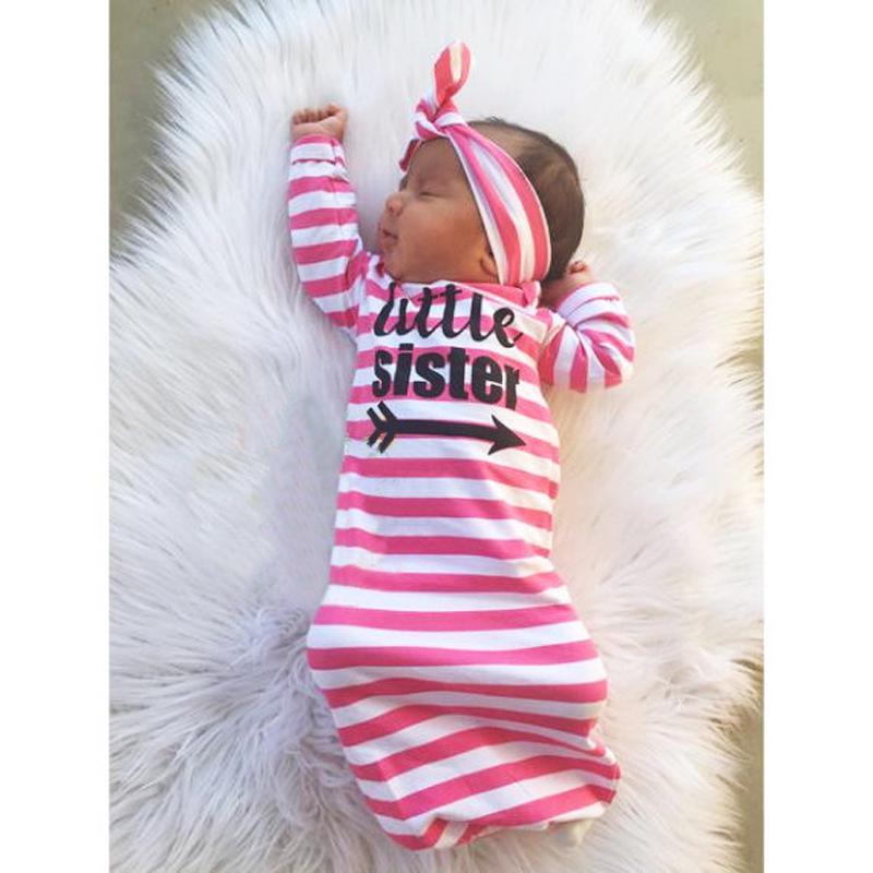 Striped Long-Sleeve Two-Piece Sleeping Bag for Kids - Breathable and Anti-Kick Design