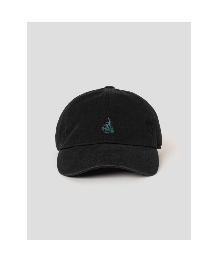 Binpolaegseseoli Cotton Twill Logo Washed Ball Cap - Black