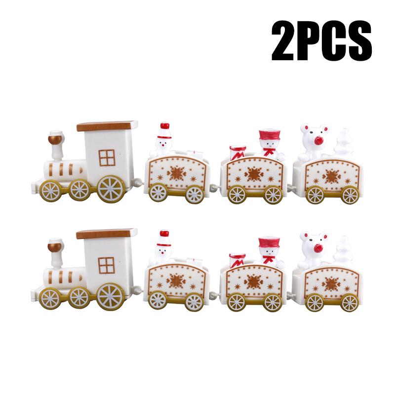 Merry Christmas Train Ornament Decor for Home Xmas Kids Gift 2025 New Year Decoration 2025 Cake Decor Festoon Navidad Party