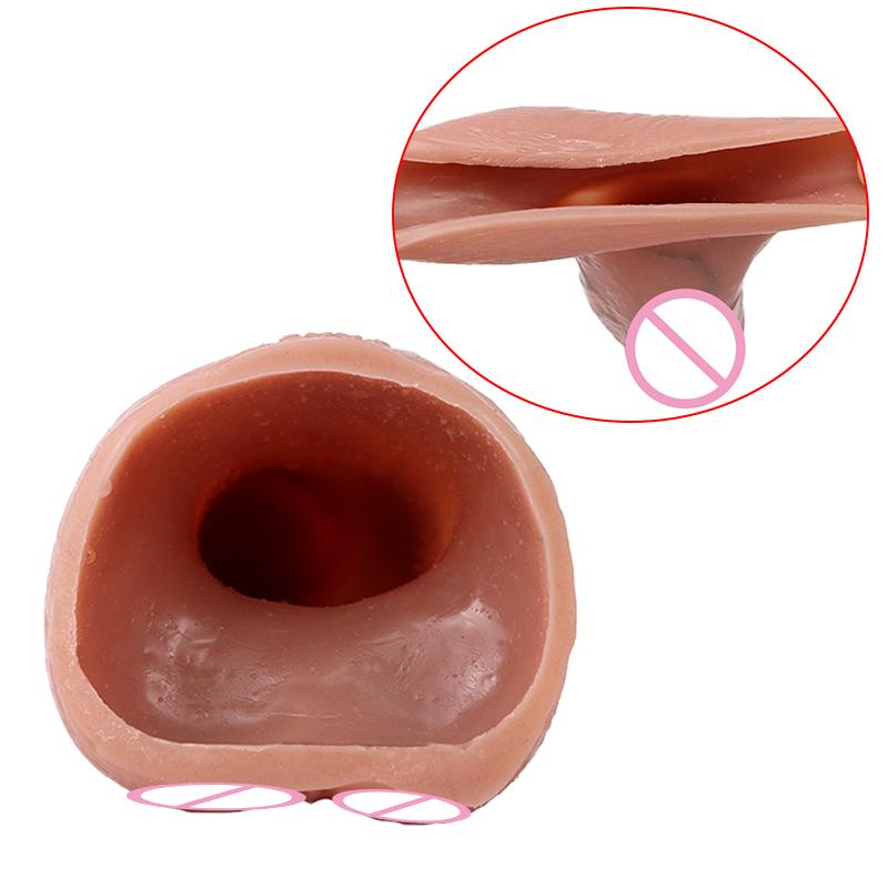 8 Inch Factory Price Realistic Penis Sleeve Extender Reusable Delay Ejaculation Silicone Condom Enlarge Cock Sleeve for Man