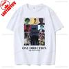 I Love One Directions Print T-Shirts Rapper Short Sleeve T Shirt Vintage Singer Tops Summer Cotton Hip Hop Men Women Tee-shirts