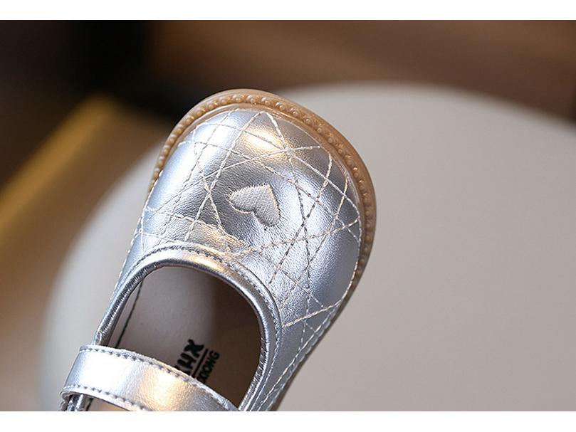 Kids' Leather Bow Shoes - Soft Sole, Non-slip, Korean Style for Spring/Autumn 2026