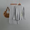 Fashion New Knitwear Skirt Suit Knitted Sweater and Skirt Suit Set