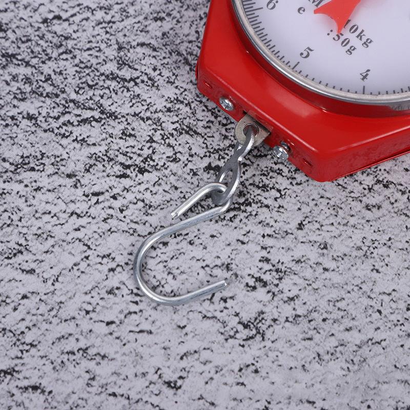 Hochwertige 5/10 kg mechanische Vintage tragbare Federwaage Hakenwaage zum Aufhängen Taschengepäckwaage