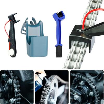 Motorcycle Chain Lube Applicator Splash Proof Motorcycle Chain Cleaning Tool Portable Motorcycle Chain Oiler for Motorcycle Bike