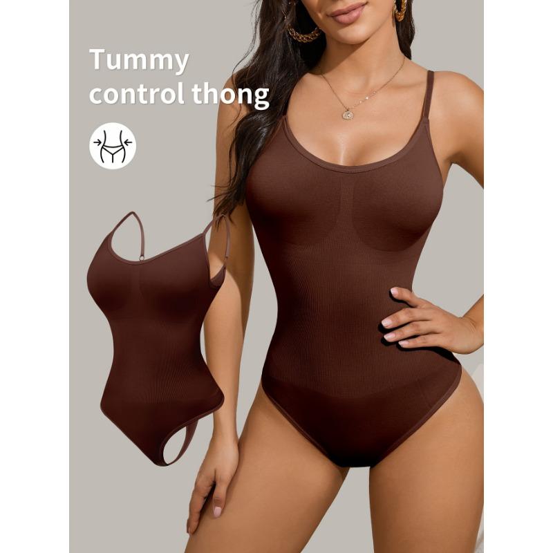 Bodyformer Body für Damen - Bauchkontrolle Po-Lifting Leichtes Design Taillenformung und Modellierung L braun