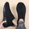 Fashion 2025 New Lightweight Soft-soled Running Shoes for Women Flying Woven Round Head Casual Breathable Mesh Socks Shoes for Men
