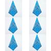 1/4/6pcs Paisley Bandana Printed Square Scarves Wristband Hair Band Neck Scarf Headwear Handkerchief Unisex Fashion Head Square