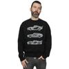 Disney Mens Cars Text Racers Sweatshirt