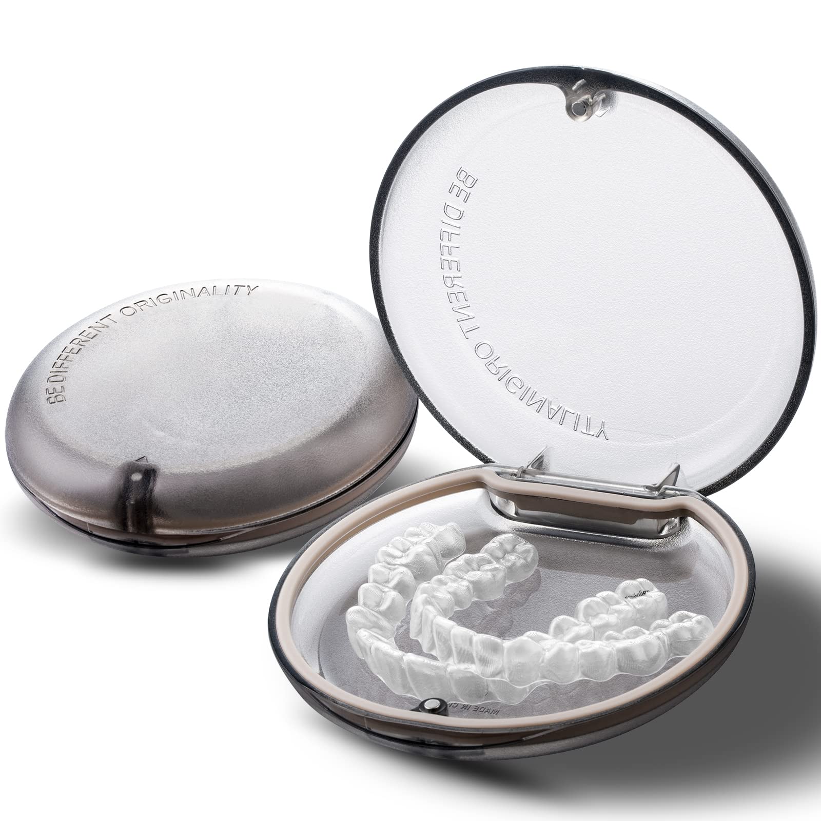 

Чохол-фіксатор без запаху зі знімним ущільнювальним кільцем Великі зуби Чохол нічної охорони Тонкий футляр-тримач для підлітків