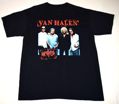 2004 Van Halen SCHWARZ Herren Größe S-5XL Baumwolle CG1089 Unisex T-Shirt
