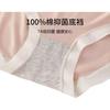 Modaier Women's Seamless Underwear, 7A Antibacterial, 100% Cotton Crotch, Mid-Rise Comfortable Triangle Panties for Girls, Size M