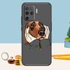 Cartoon Dachshund Sausage Dog Case For Oppo A80 A60 A40 A15 A16 A17 A57 A94 A74 A54 A76 A96 A18 A38 A58 A78 A98 A5 A6 Pro