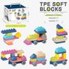 Pädagogisches Plastikbausteinspielzeug Kinderpuzzles Lernspielzeug Umweltfreundliches DIY-Bausteinspielzeug
