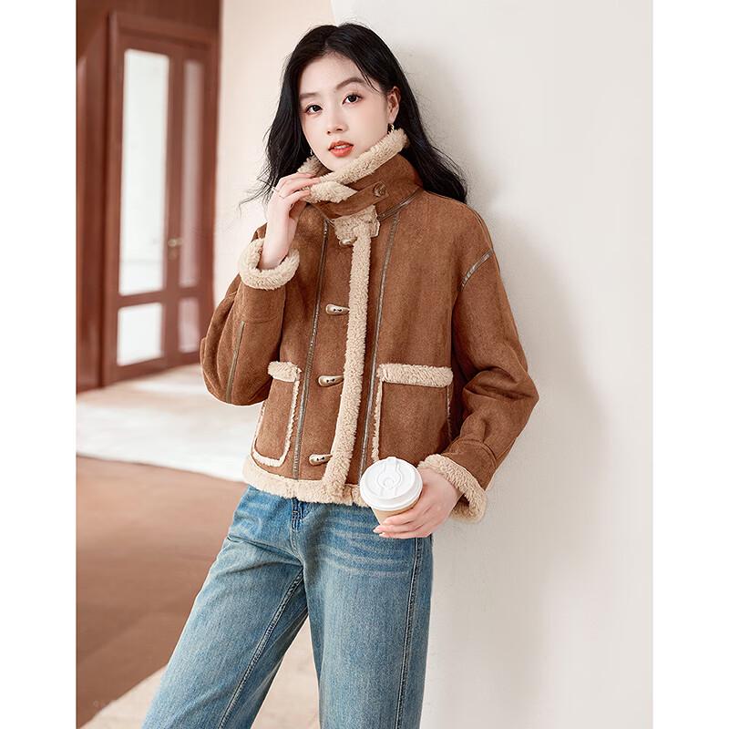 Elegant Long-Sleeved Short Coat