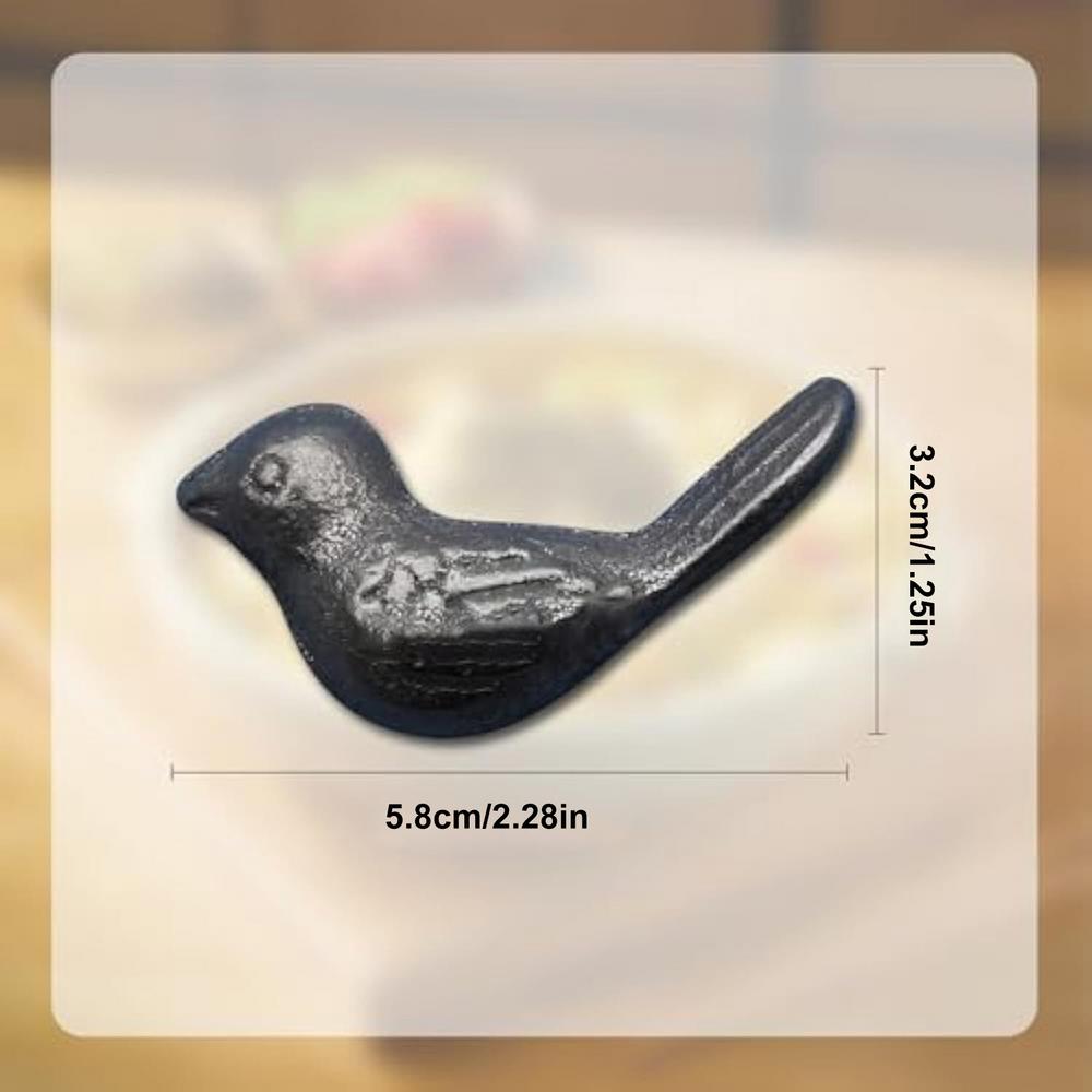 

Iron Cooking Bird Animal Cast Iron Dietary Support Sparrow Cooking Tool For Meals Daily Athletes Women Men Kitchen Home Stove чорний