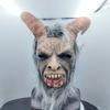 Halloween Hrůza Lucifer Démon Bílé Vlasy Maska Párty Latexová Pokrývka Hlavy Temný Rytíř Kostým Rekvizita