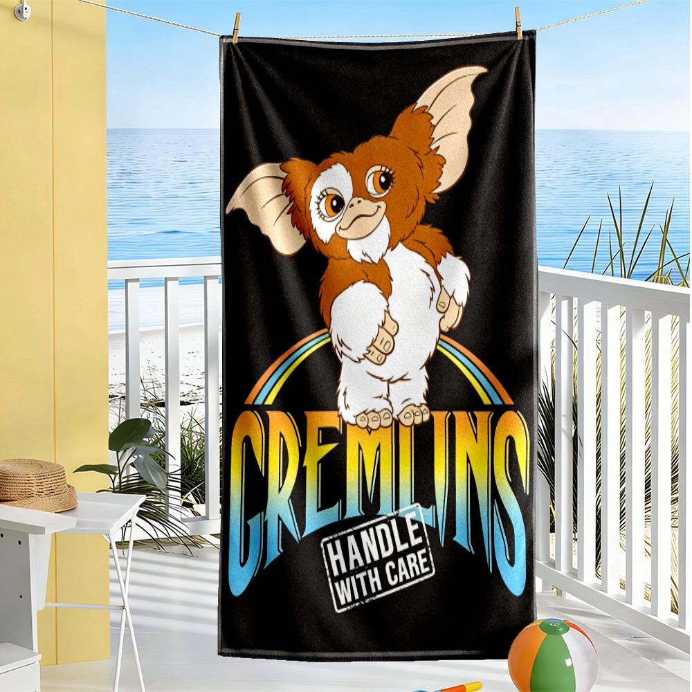 Gremlins Beach Towel High Absorbency & Quick-Dry Comfortable Lightweight Portable for Swimming,Beach,Camping, Travel, Beach Accessories,Gym