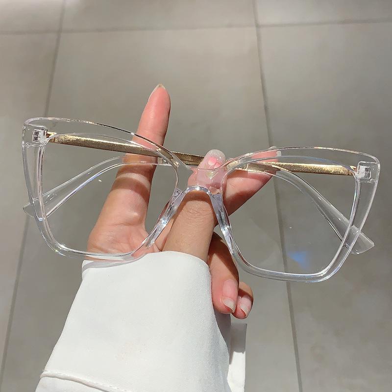 Vintage Metal Anti Blue Light Optical Cat Eye Glasses Women Luxury Brand Designer Myopia Prescription Sexy Ladies Eyewear Frame