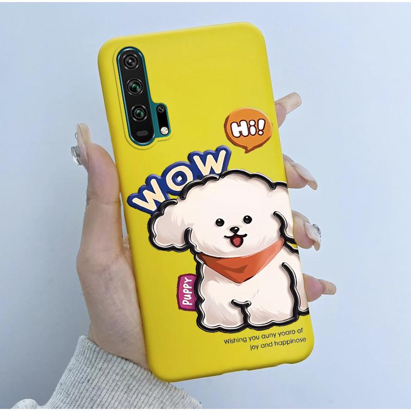 For Honor 20 Pro Case Honor20 Pro Back Soft TPU Silicone Cover Cute Cartoon Panda Phone Case For Huawei Honor 20 Pro Coque Funda