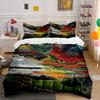 Colorful Abstract Landscape Pattern. Bedding Sets Duvet Cover Sets Duvet Covers Pillowcases(1 * Duvet Cover 2 * Pillowcases, Without Duvet Insert)