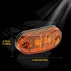 Universal Clearance Lamp LED Side Marker Light 24V Waterproof Automotive Warning Lights for Truck Trailer Car Bus