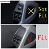 Red Hand Brake / Steering Wheel / Window Lift / Handle Bowl / Warning Lamp Cover Trim Accessories For Smart Fortwo 451 2009-2015