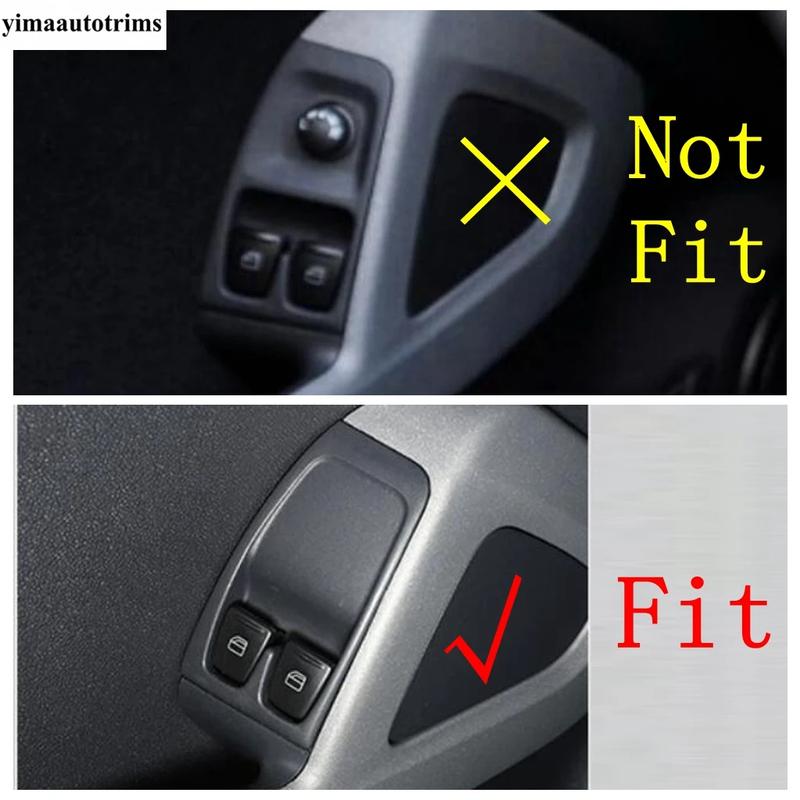 Red Hand Brake / Steering Wheel / Window Lift / Handle Bowl / Warning Lamp Cover Trim Accessories For Smart Fortwo 451 2009-2015