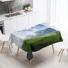 Beautiful Natural Scenery Printed Tablecloth Outdoor Picnic Camping  Stain Resistant Waterproof Table Home Decoration