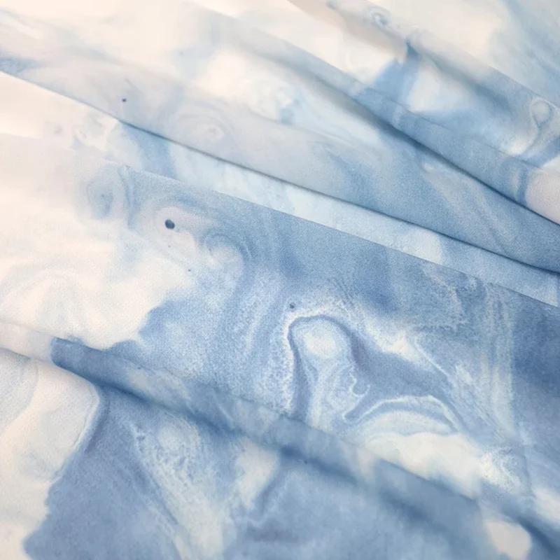 Chiffon Tulle Fabric Chinese Style Gradient Designer Fabric DIY Sewing Hanfu Dress Skirt Shirt Ancient Costume Decor Crafts