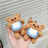 Plush Butter Bear for Apple Bluetooth Headset Case AirPods Pro1 Generation Cute Cartoon 1/1