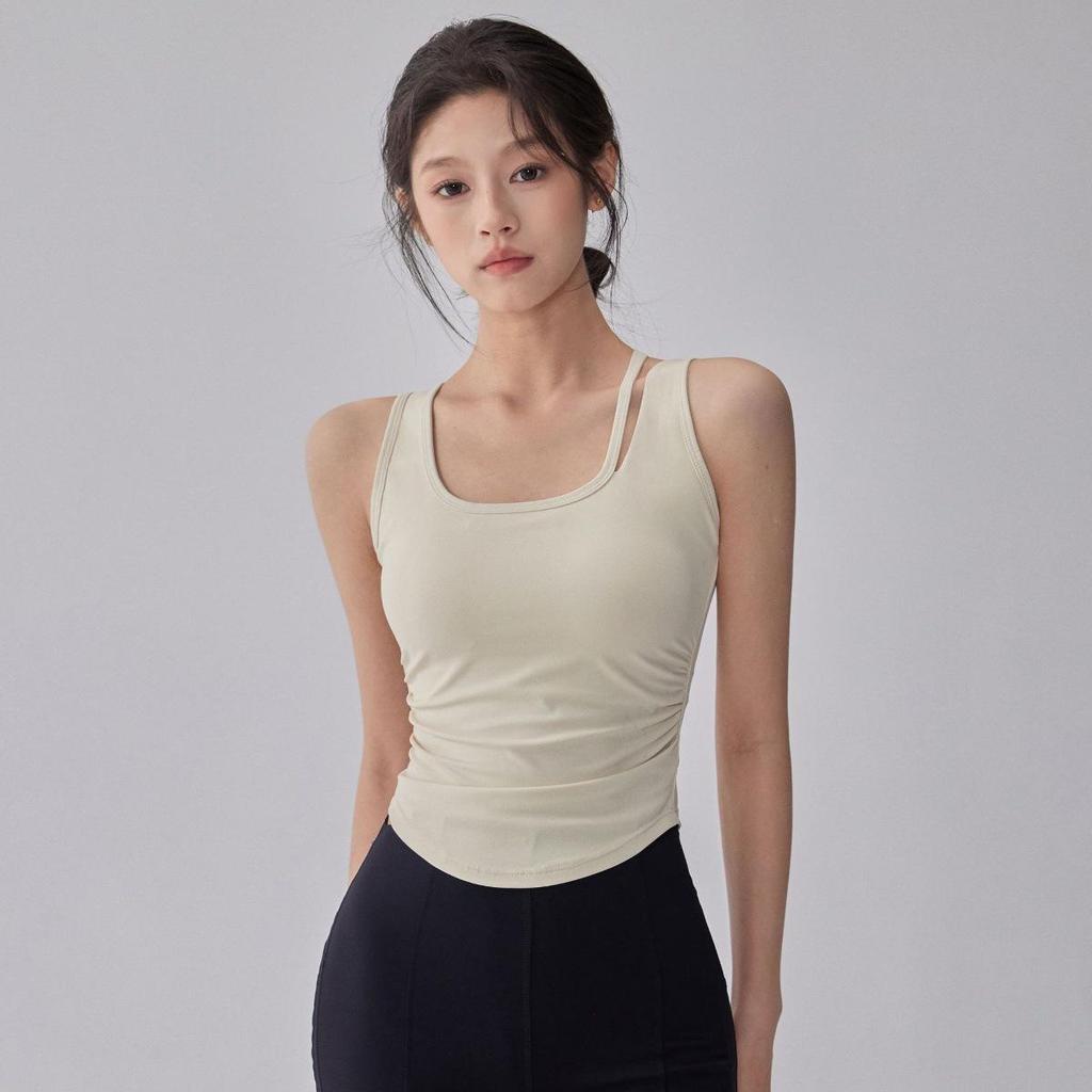 Shockproof One-Piece Sports Vest: High-Strength Support with Beautiful Back for Yoga and Running