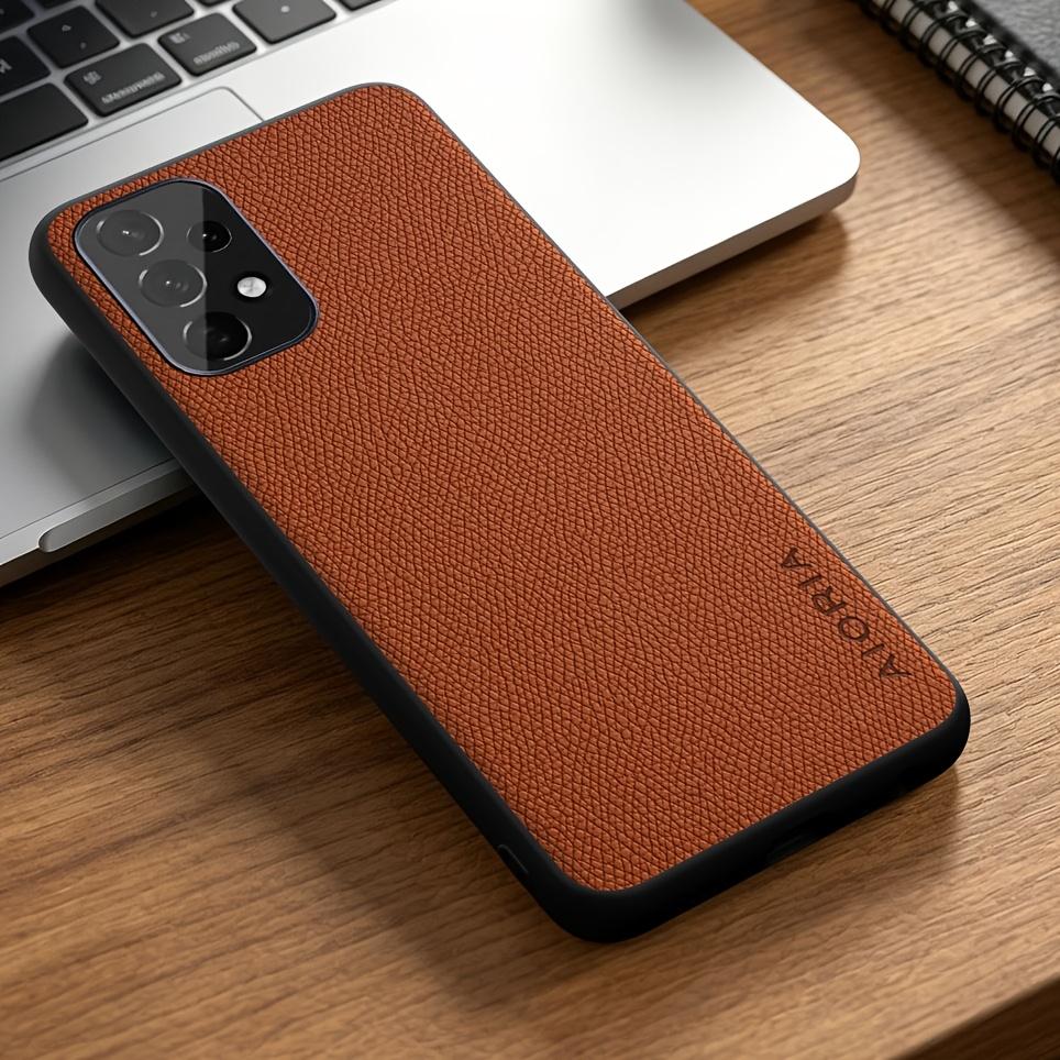 Phone Case: for Samsung for Galaxy A13 A23 A33 A53 A73 Case Solid Color Elegant Synthetic Leather Stylish Phone Case