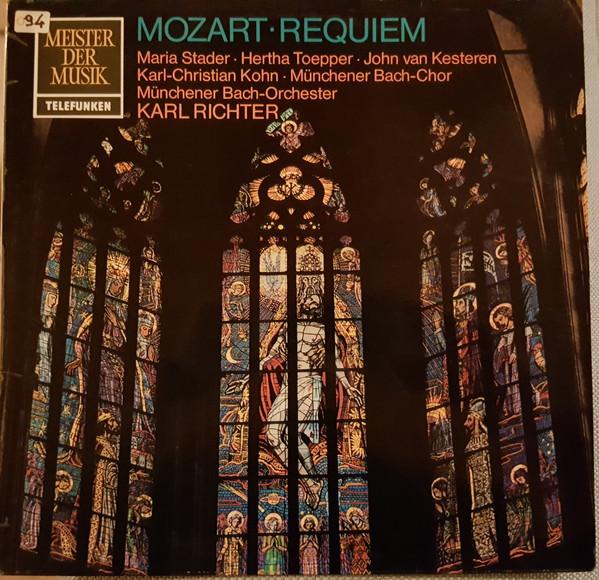 

LP Record WOLFGANG AMADEUS MOZART, MARIA STAD - Requiem SMT1160 Telefunken Germany Classical Used