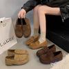 Retro flat-soled Boken shoes women's 2025 autumn new shallow single shoes casual versatile and comfortable one-pedal loafers