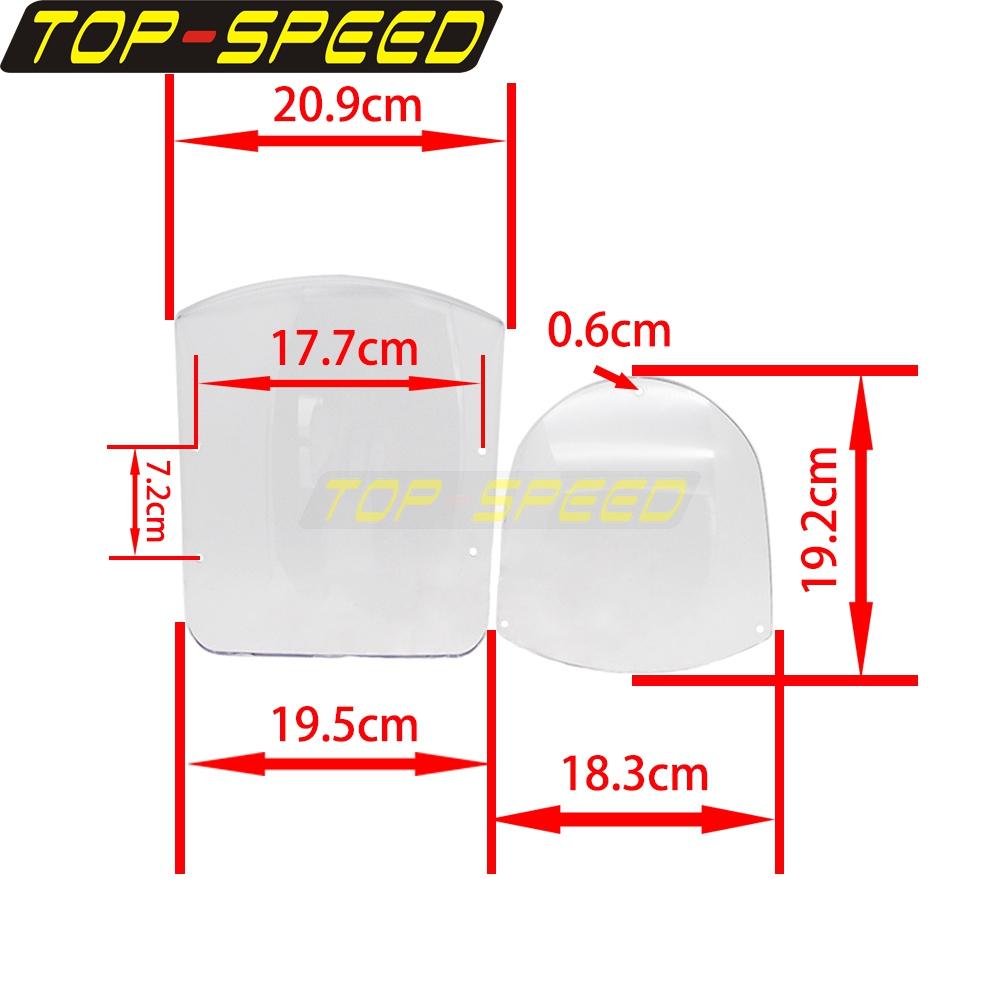 Quarter Fairing Swap Out Screen Front Headlight Fairing Windshield Replacement Windscreen for Harley Dyna Sportster XL 883 1200