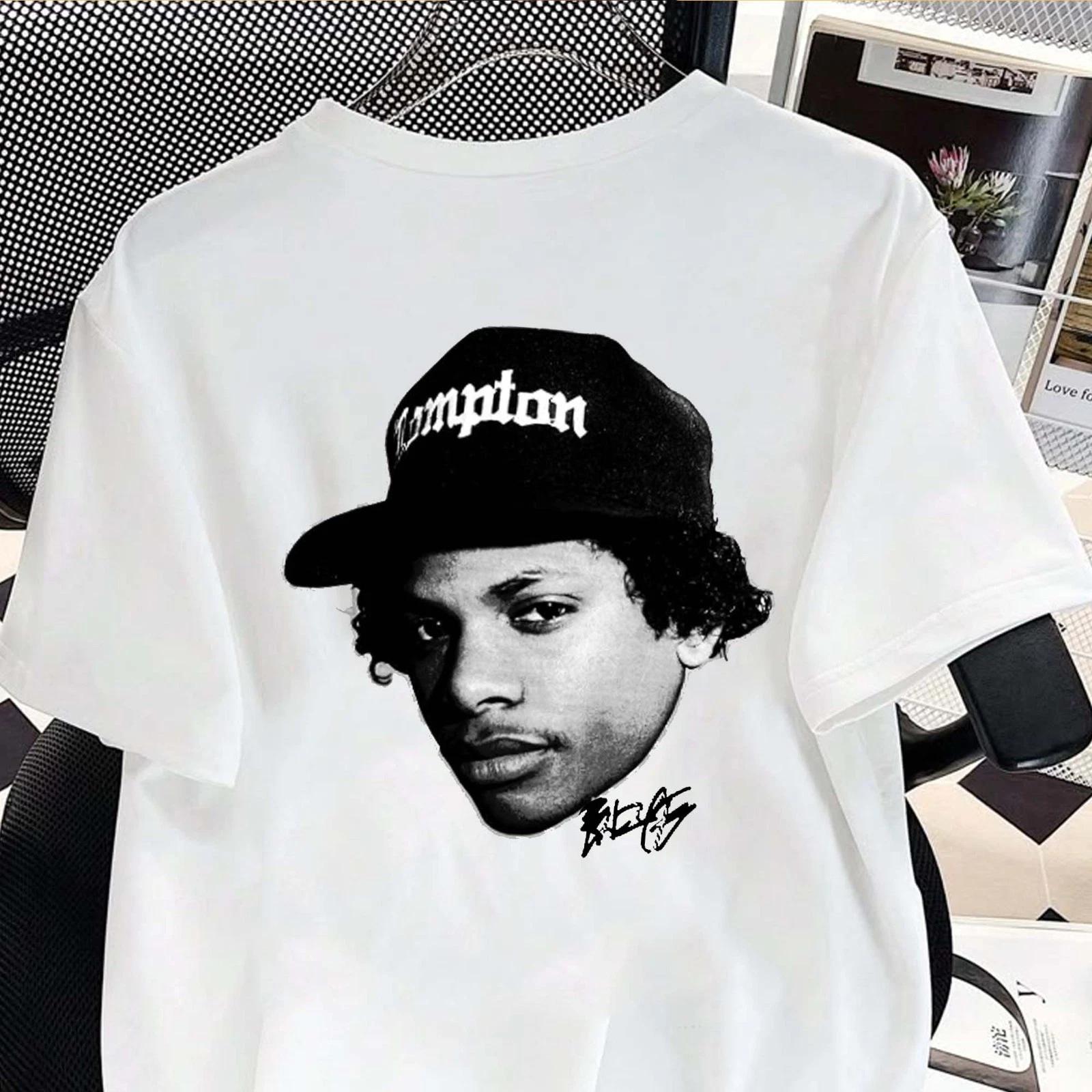Ретро футболка с портретом Eazy-E, Футболка Eazy E, Футболка для фанатов рэпера Eazy-E, Фанат хип-хопа XS