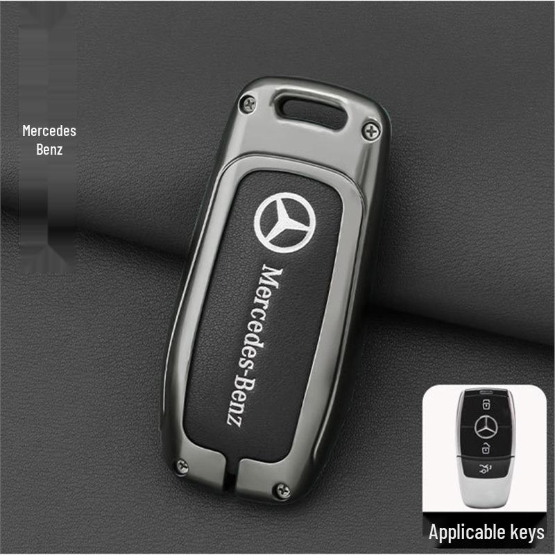Mercedes Key Case for E300L, C260L, GLC300L, C200L, A200L, GLA, GLB, GLE Models
