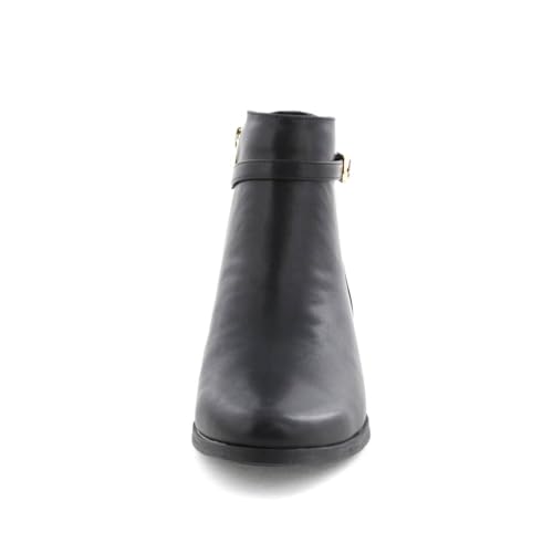 Himiko Water-Resistant Belt-Design Rain Boots/634401/Black 215