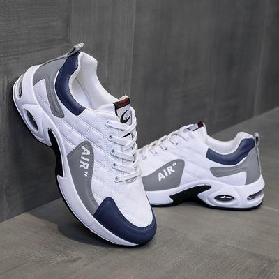 Men's Sneakers Brand Leather Casual Shoe Air Cushion Running Shoes Luxury Training Shoes for Men Tennis Shoes Zapatillas Hombre