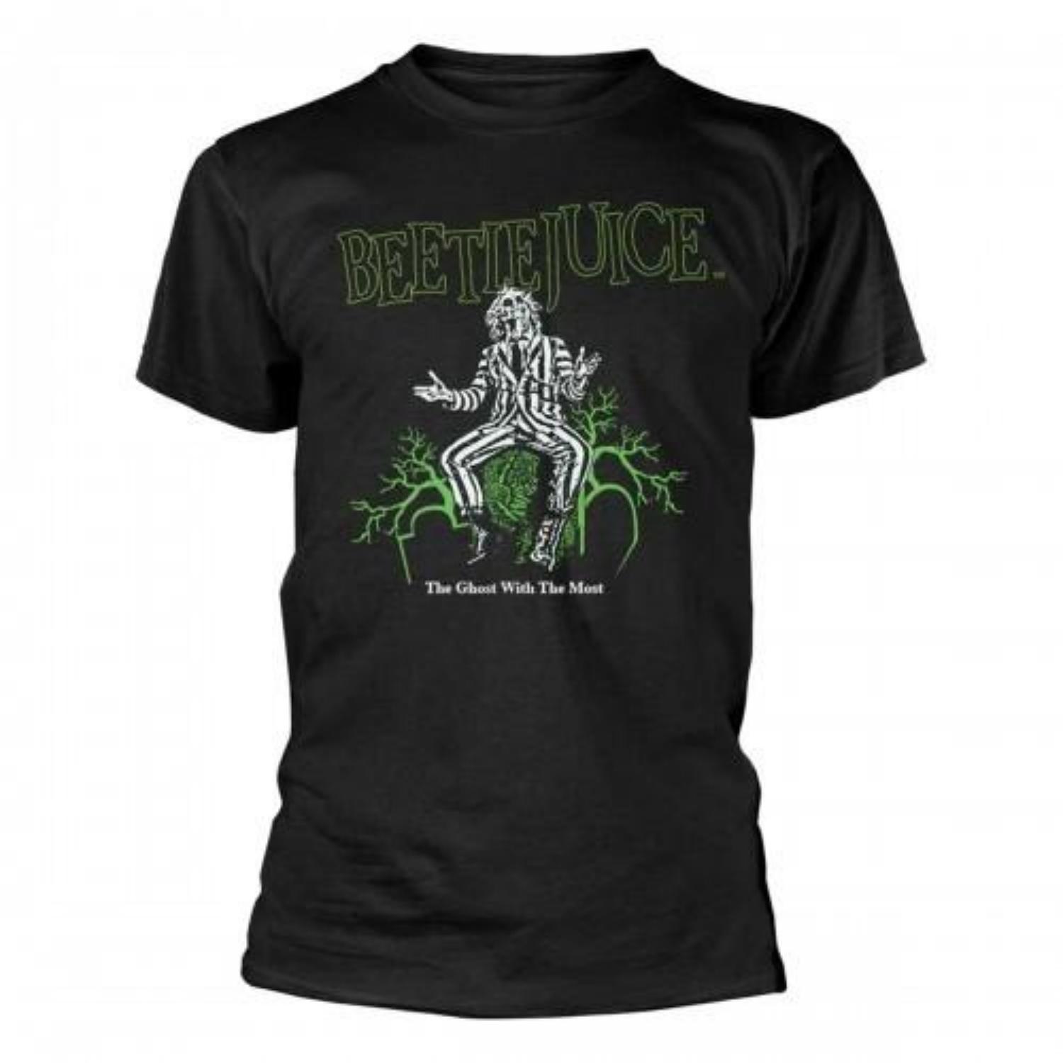 

Beetlejuice Mens The Ghost With The Most T-Shirt S чёрный