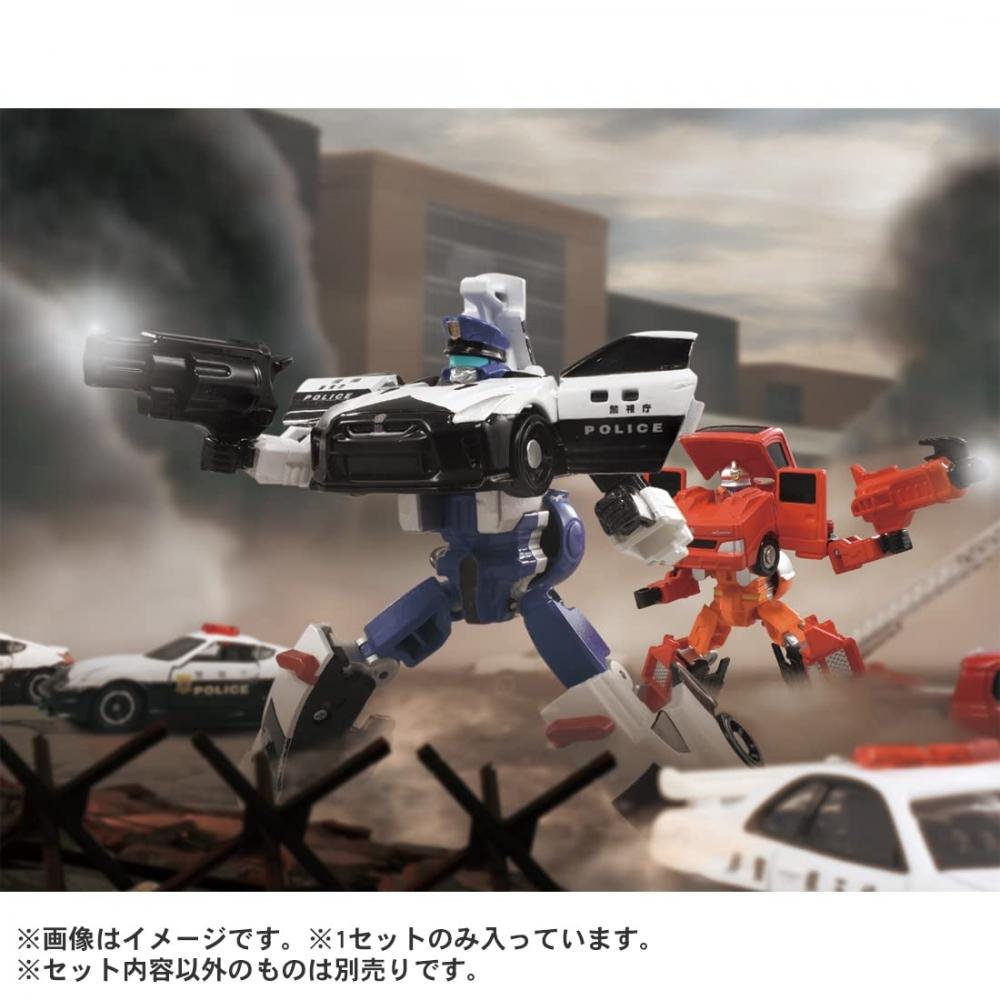 TAKARA TOMY "Tomica Job Labor JB01 Police Braver Nissan NISSAN GT-R Patrol Car" Mini Car Car Toy 3 Years Old and Over Toy Safety Standards Passed ST M