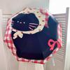 Cute cat umbrella ins fully automatic folding high-value sun umbrella sun umbrella dual-purpose sunscreen umbrella ultraviolet r