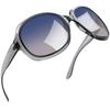 Joopin Sunglasses Polarized Sports Fishing Running Golf Driving UV Protection Oversized Oval Fashion Clear Gray Women's