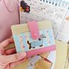 Zipper Cartoon Pu Wallet Dopamine Color Small Item Bag  Female/Girls