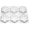 6-cavity Six Petals Flower Silicone Mold Mousse Cake Decorating Baking Tool