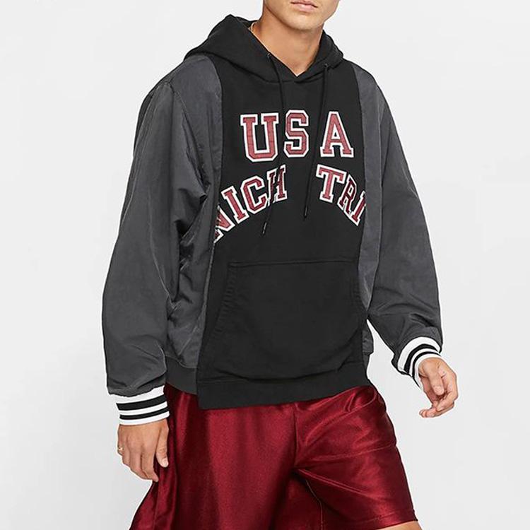 Nike ISPA Series Outdoor Casual Sport Loose Comfortable Breathable Hoodie Men Tops Black CD6372-060