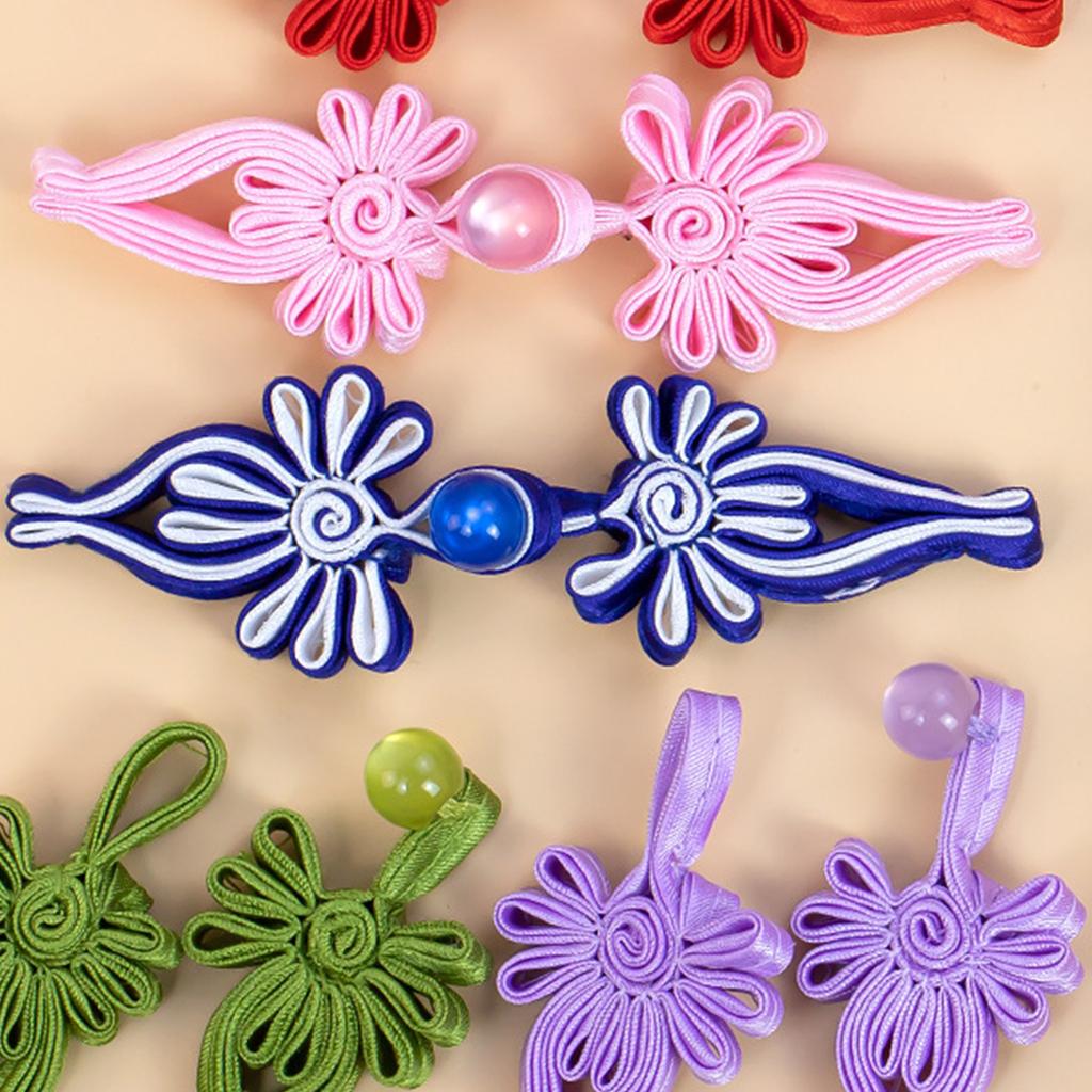 Chinese Cheongsam Buckle Frog Button Fastener Closures Traditional Handicraft Accessories Satin Chinese Knot Buttons
