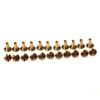 BHBL 10x Arc Solid Brass Button Stud Screw Nail Screw Back Leather Rivet Belt 10mm