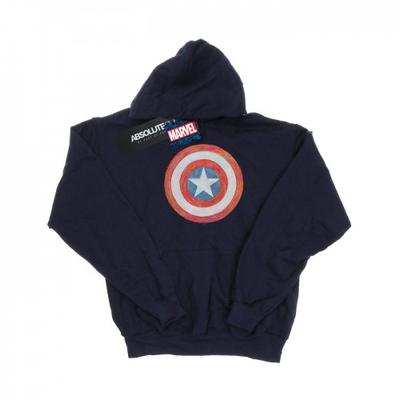 Boys Captain America Sketched Shield Hoodie